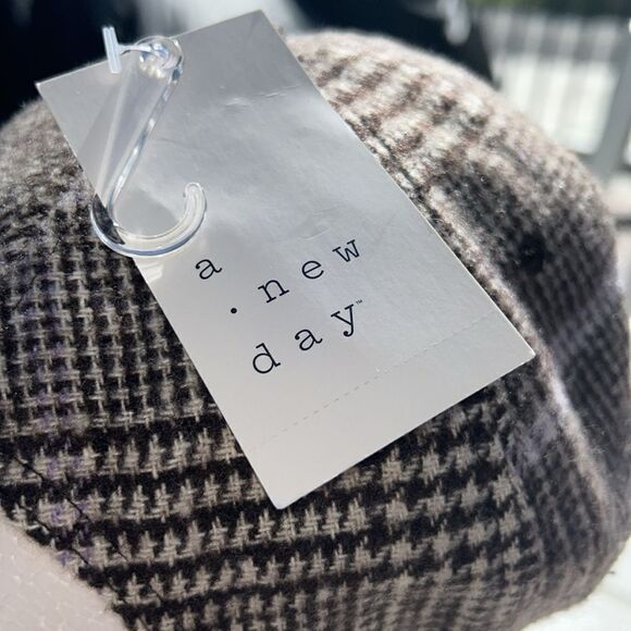 New a new day brown lavender tweed baseball hat one size - Picture 4 of 5